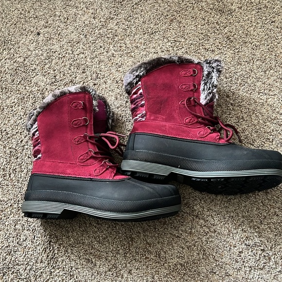 Propét Lumi Tall Lace Waterproof winter boot, size 10 Wide. - Picture 6 of 13